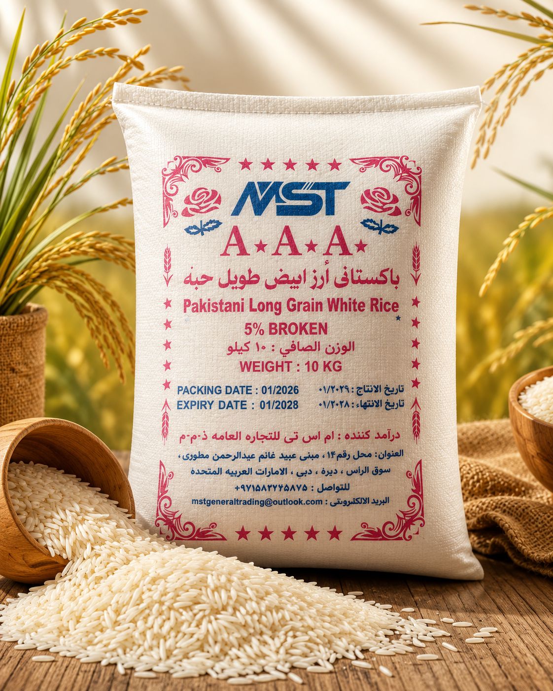 برنج پاکستانی ایری سیکس
